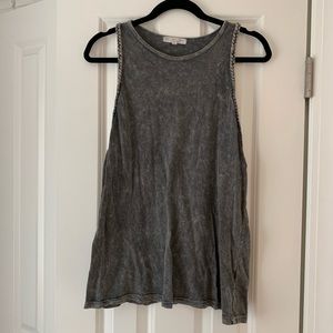 acid wash tank top with braids
